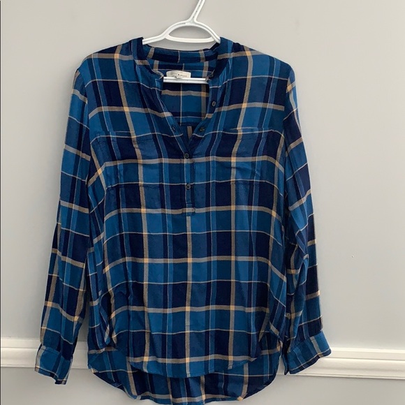 Lucky Brand plaid blouse - Picture 1 of 1